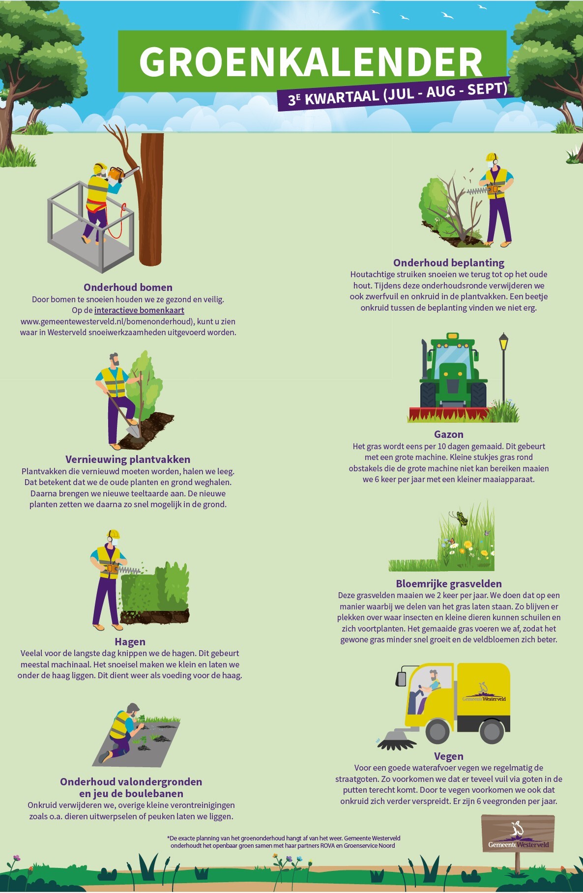 Groenkalender 3e kwartaal 