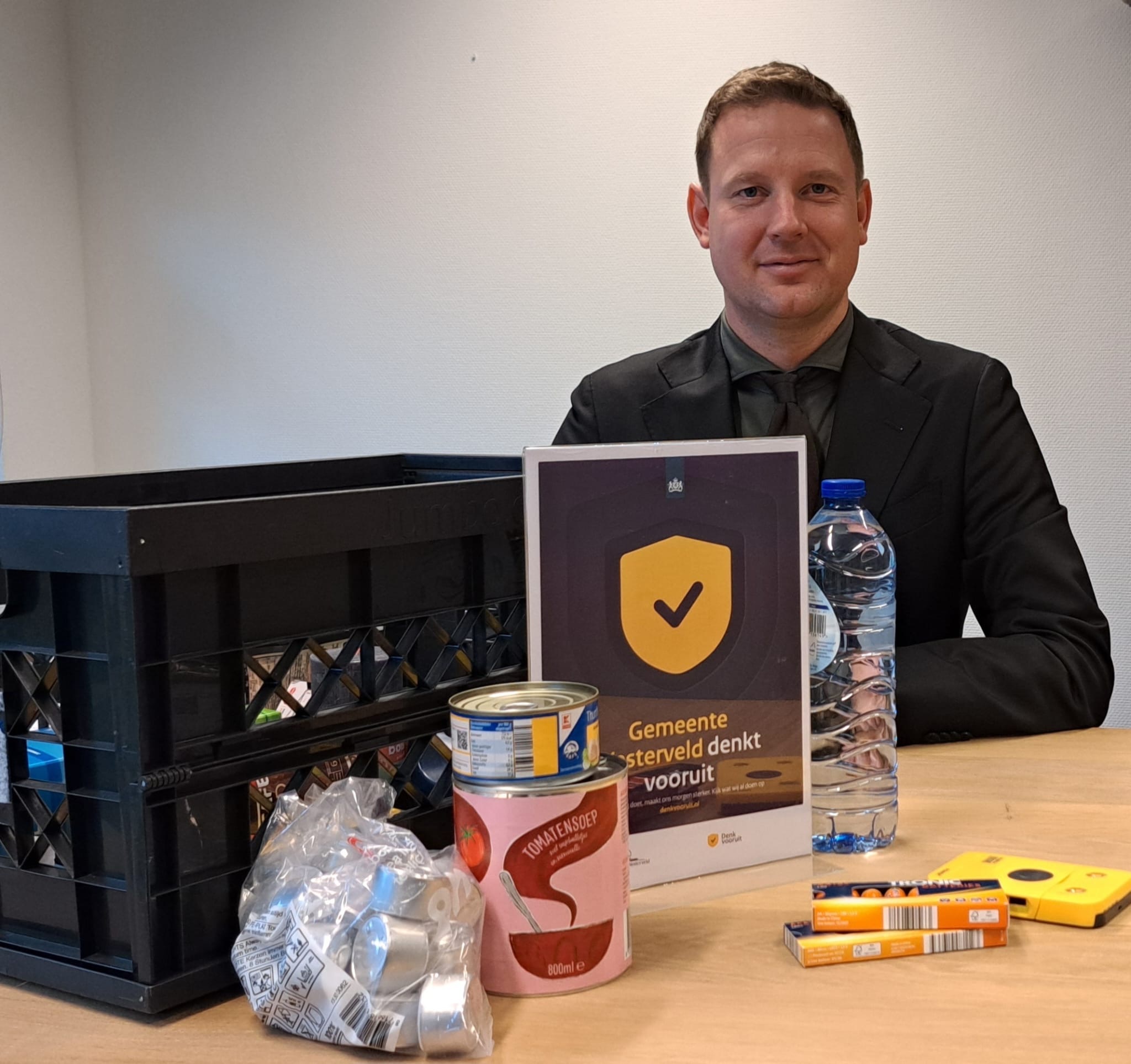 Foto burgemeester Jouke Spoelstra Denk Vooruit 